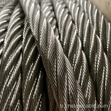 7x37 çap. 4mm ila 12mm galvanizli çelik tel ip